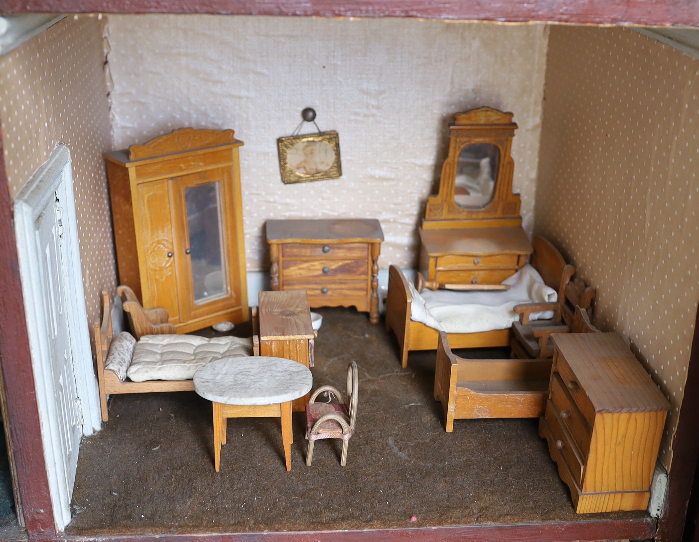 'Rocking Villa': A Victorian furnished dolls’ house, circa 1880